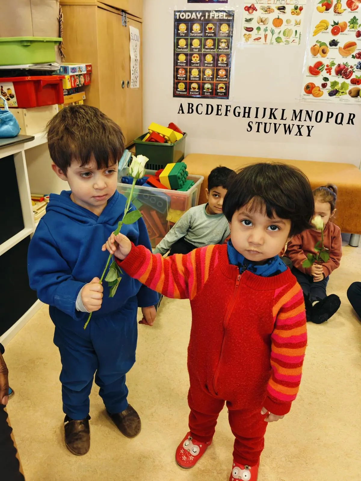 A picture of UMKA kids playing in fall 2025