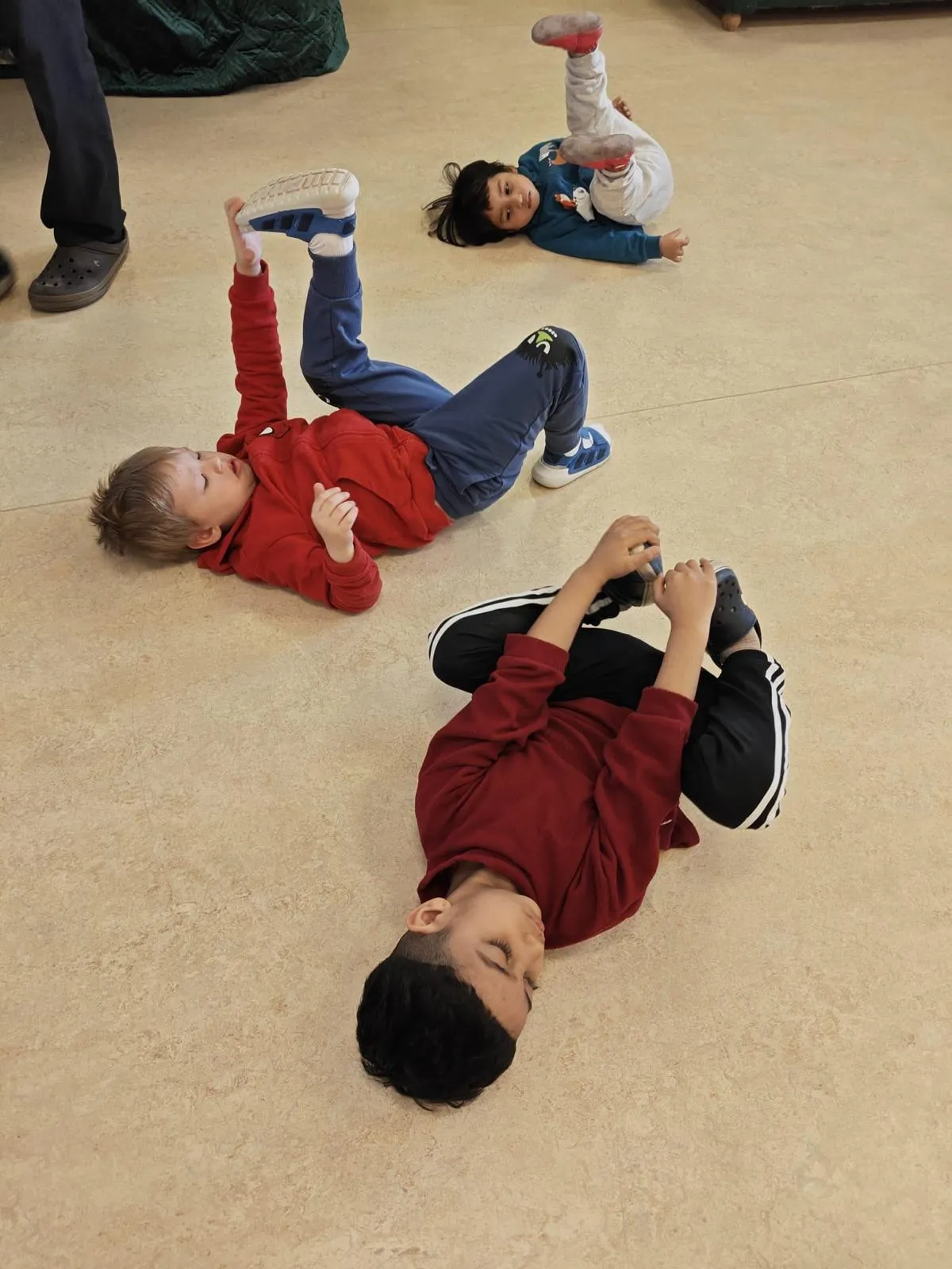 A picture of UMKA kids playing in fall 2025