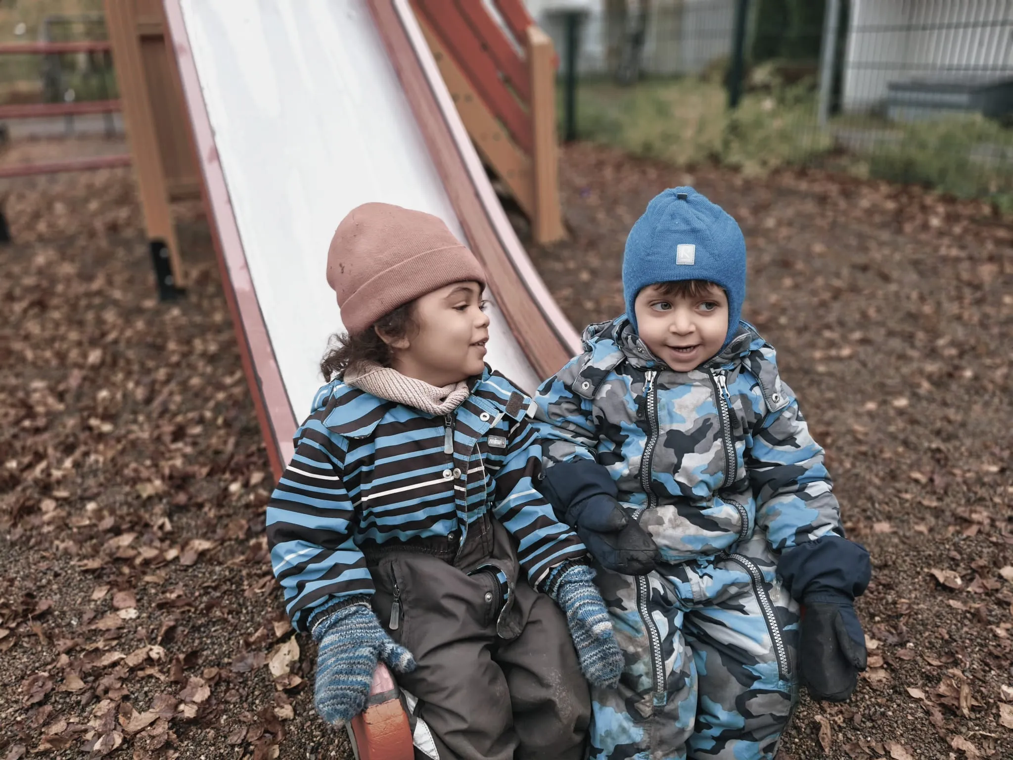 A picture of UMKA kids playing in fall 2025