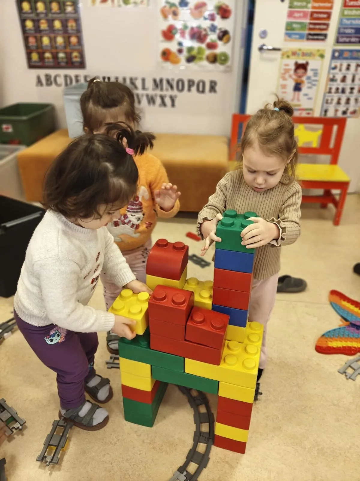 A picture of UMKA kids playing in fall 2025