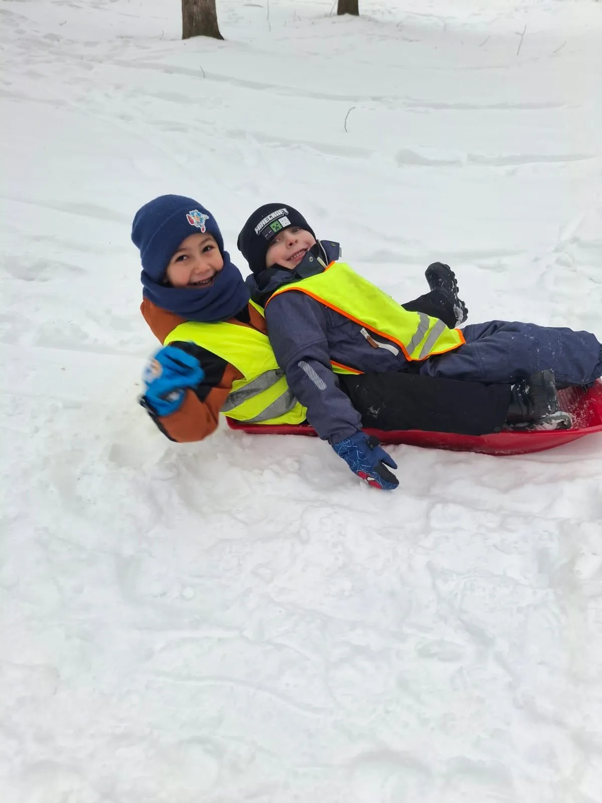 A picture of UMKA kids playing in winter 2026