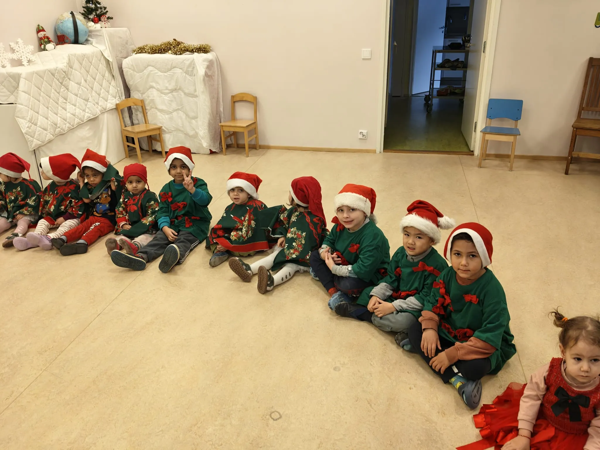 A picture of UMKA kids playing in winter 2026