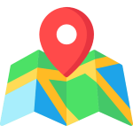 Pin the location on google maps